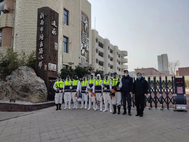 濟南市經五路小學消毒案例